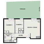 Appartement T3 neuf avec terrasse à Poitiers - Livraison 2025