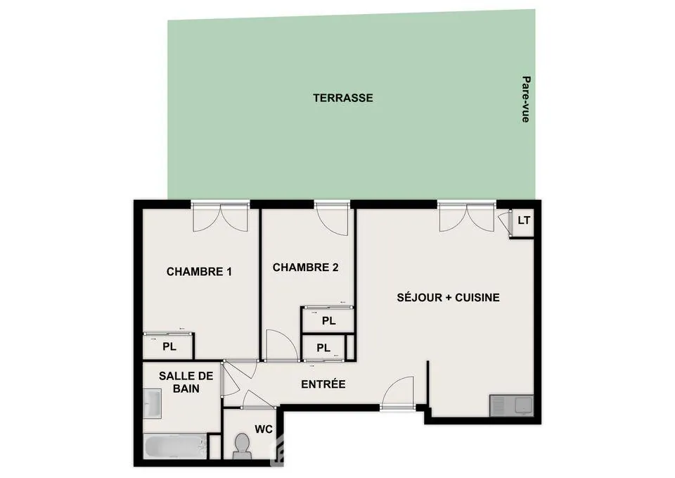 Appartement T3 neuf avec terrasse à Poitiers - Livraison 2025 