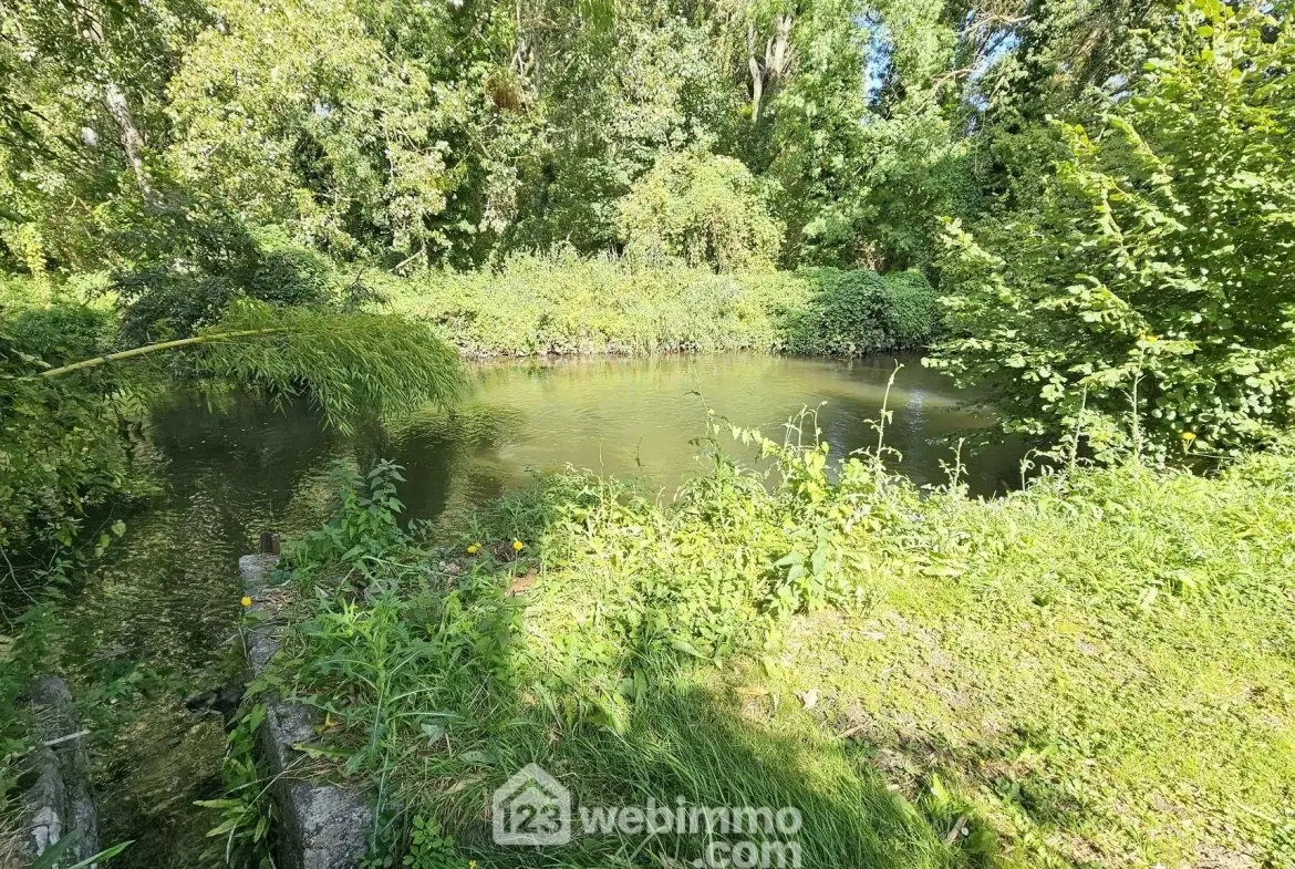 Terrain constructible de 781 m² à Vayres-sur-Essonne avec source naturelle 