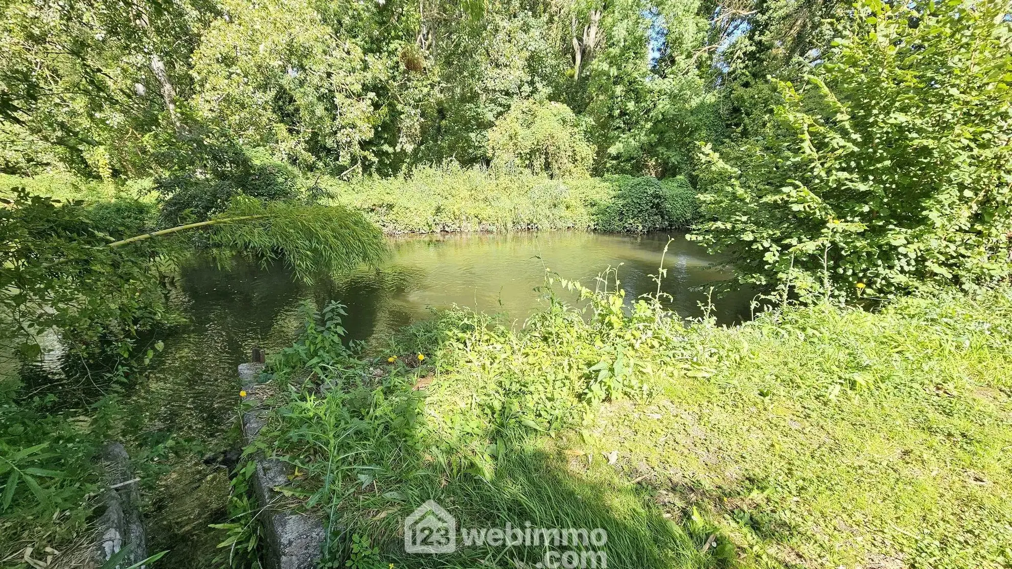 Terrain constructible de 781 m² à Vayres-sur-Essonne avec source naturelle 