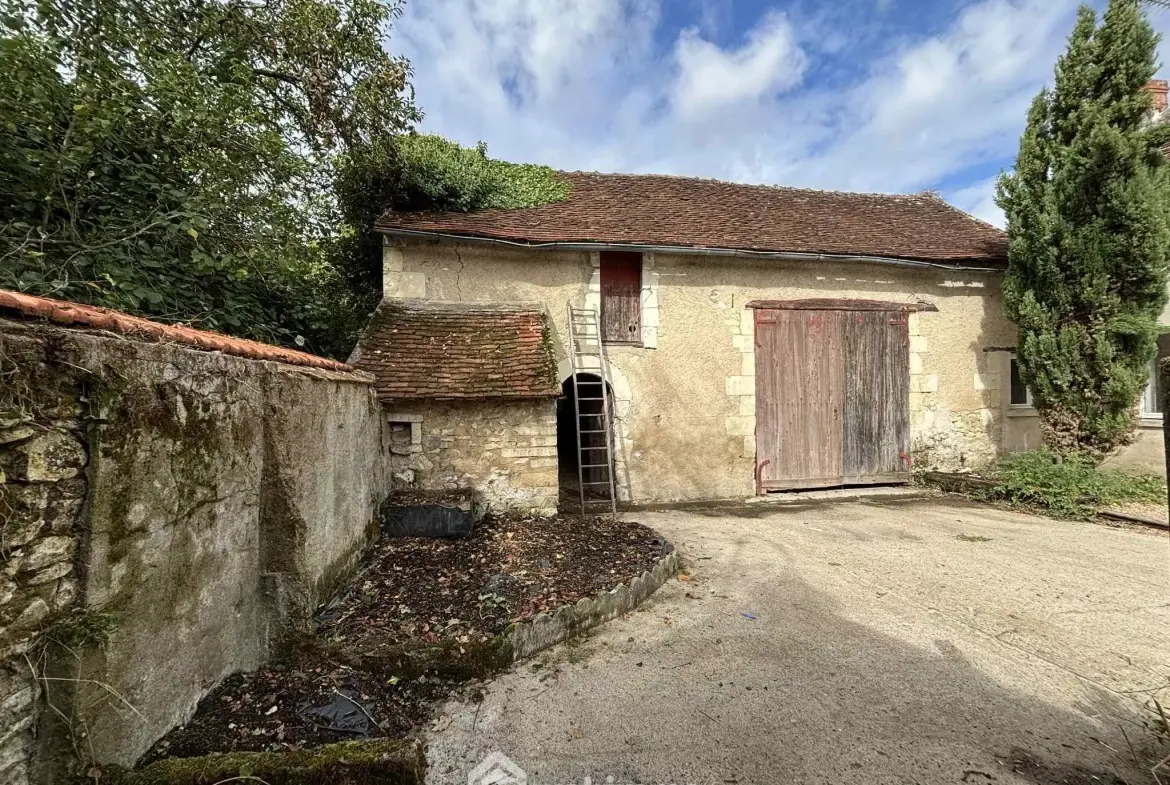 Maison en pierre à Les Ormes de 94m² avec jardin et dépendances 