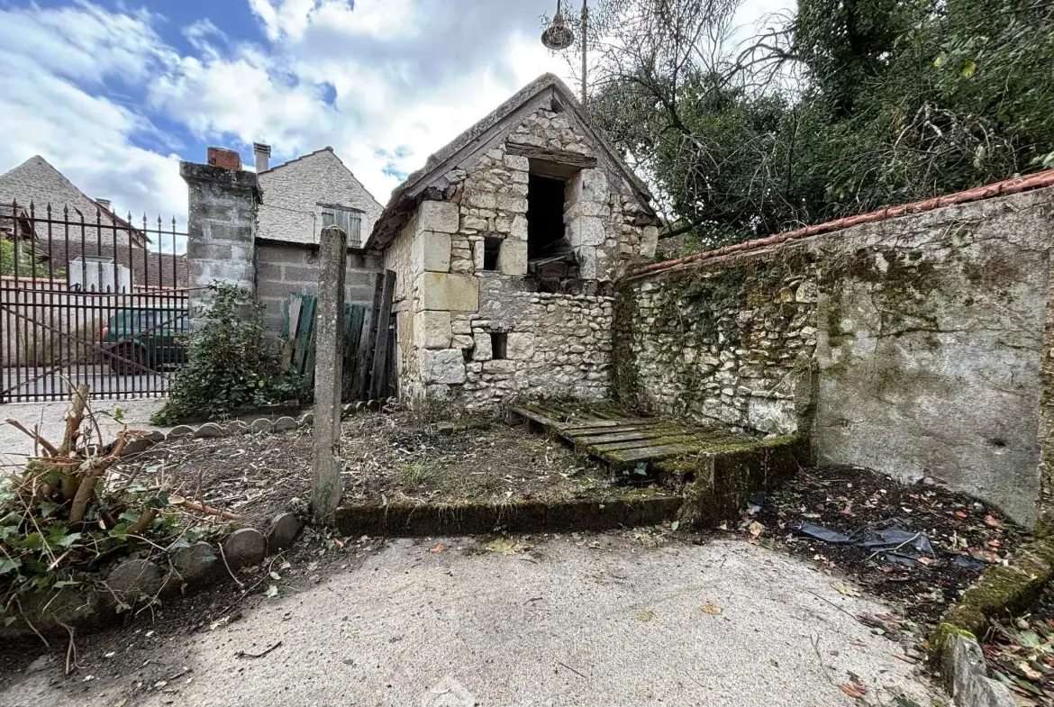 Maison en pierre à Les Ormes de 94m² avec jardin et dépendances 