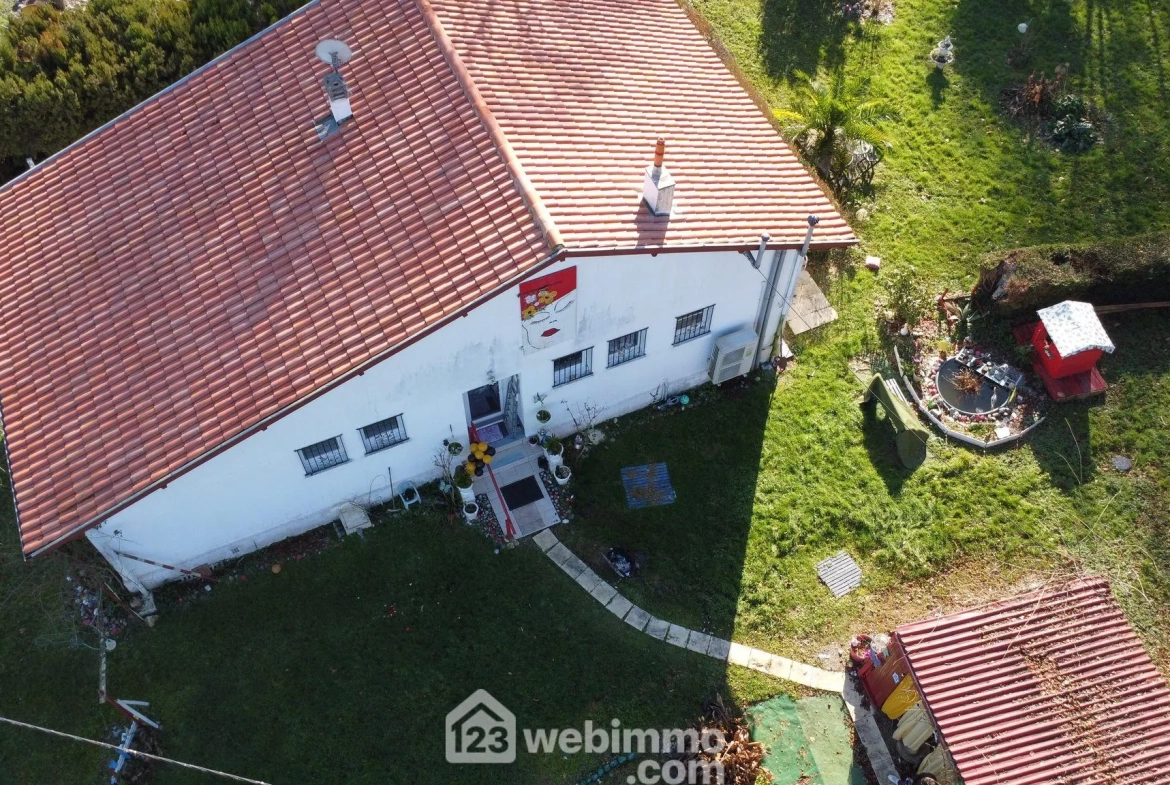 Charmante maison lumineuse avec grand potentiel à Sallespisse 