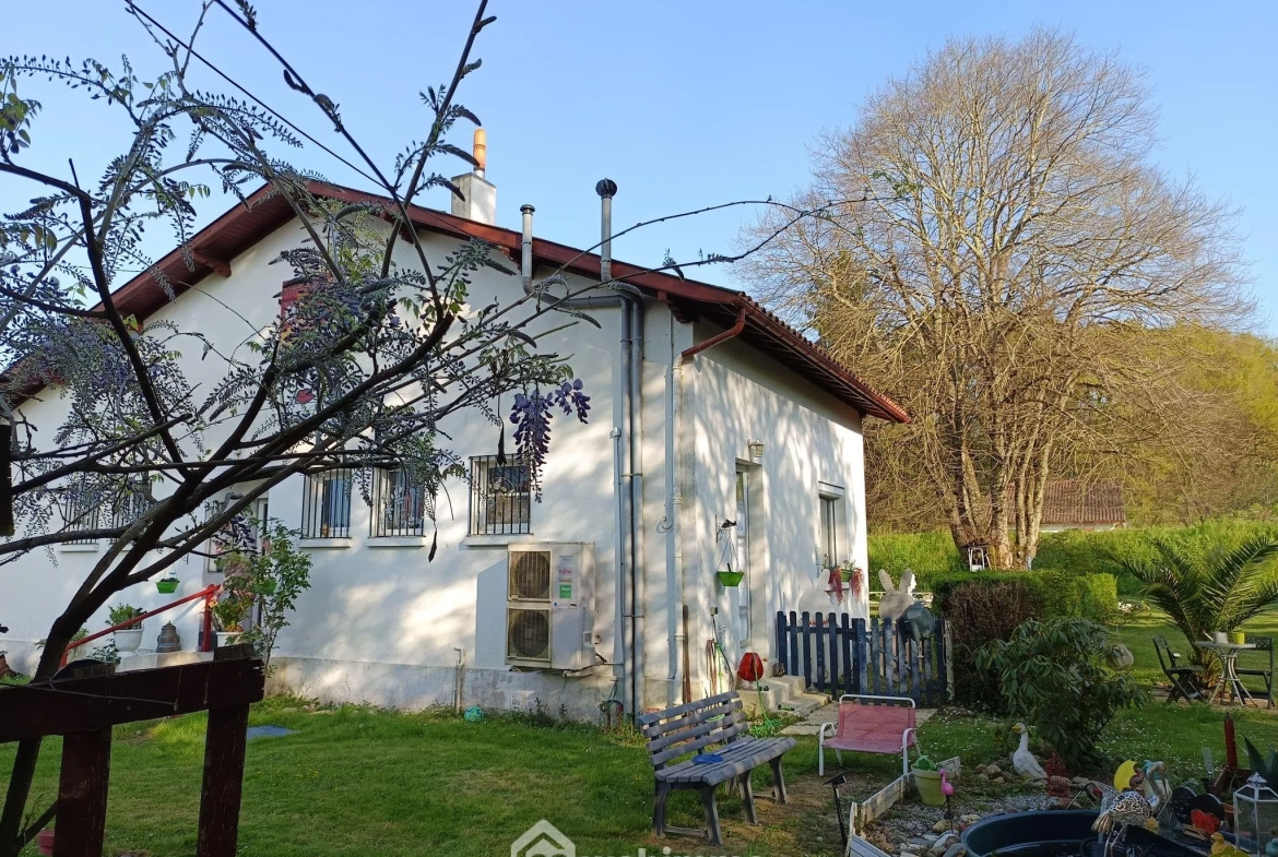 Charmante maison lumineuse avec grand potentiel à Sallespisse 