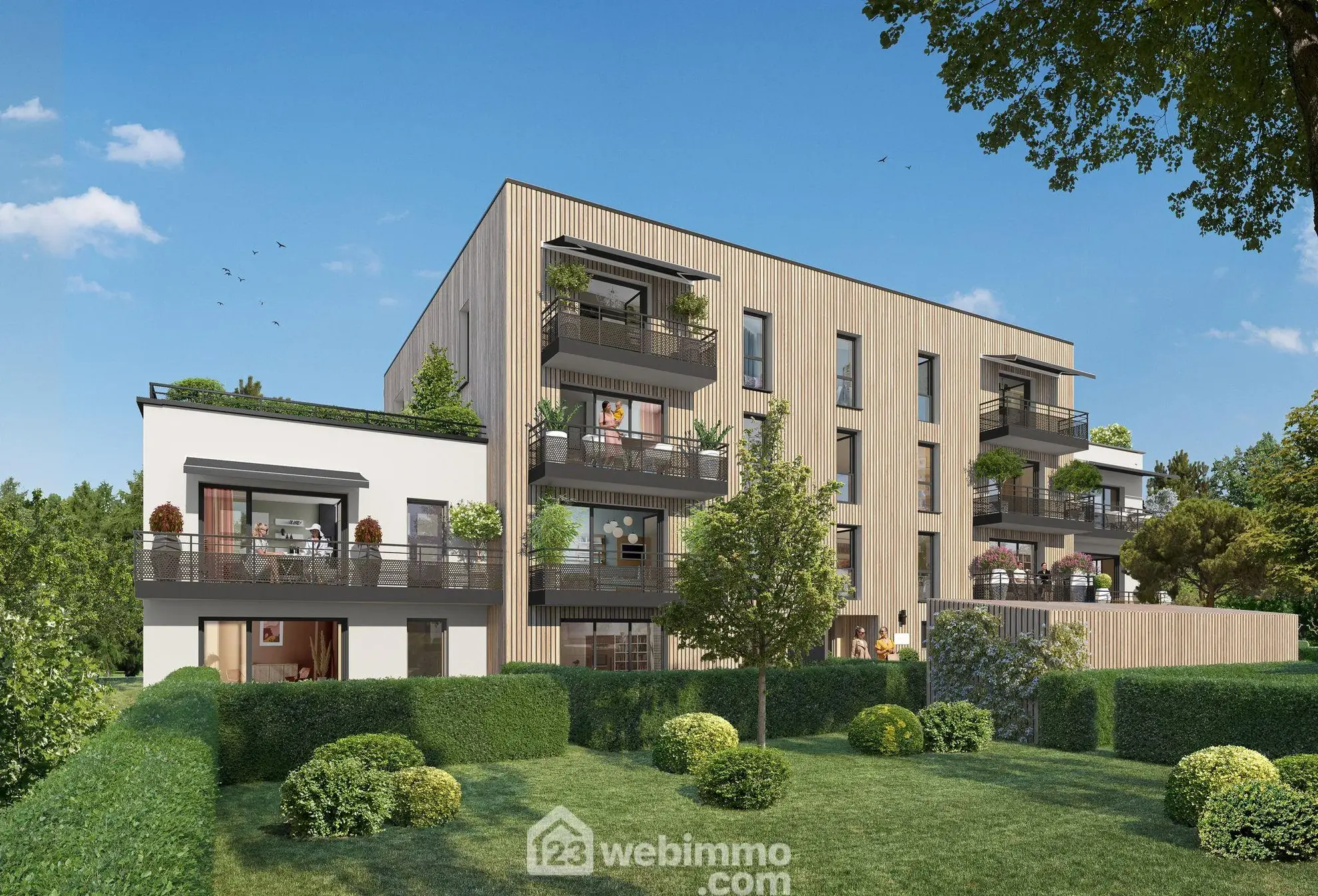 Appartement neuf T3 à Poitiers avec balcon et parking, livraison 2025 