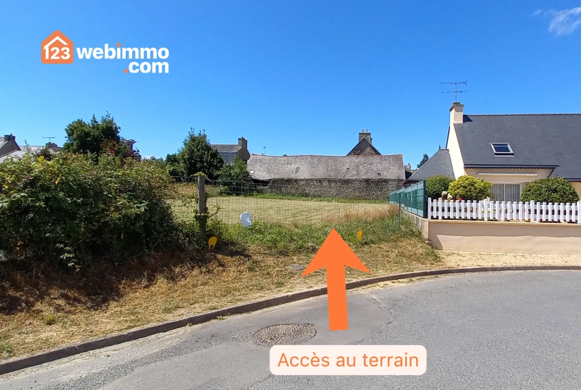 Terrain constructible de 699 m² à Plouaret – Opportunité rare 