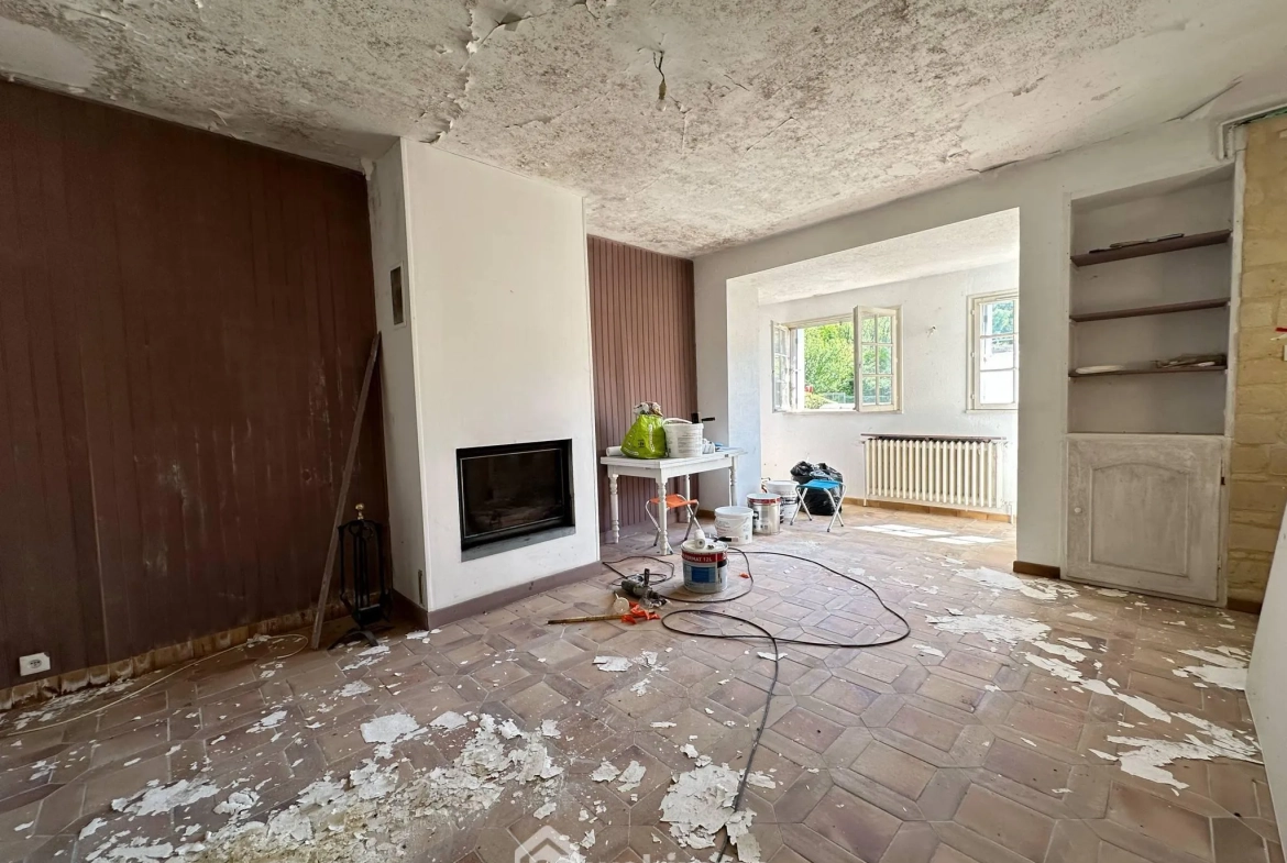 Ensemble immobilier avec maison et granges à Chéret - Potentiel exceptionnel 