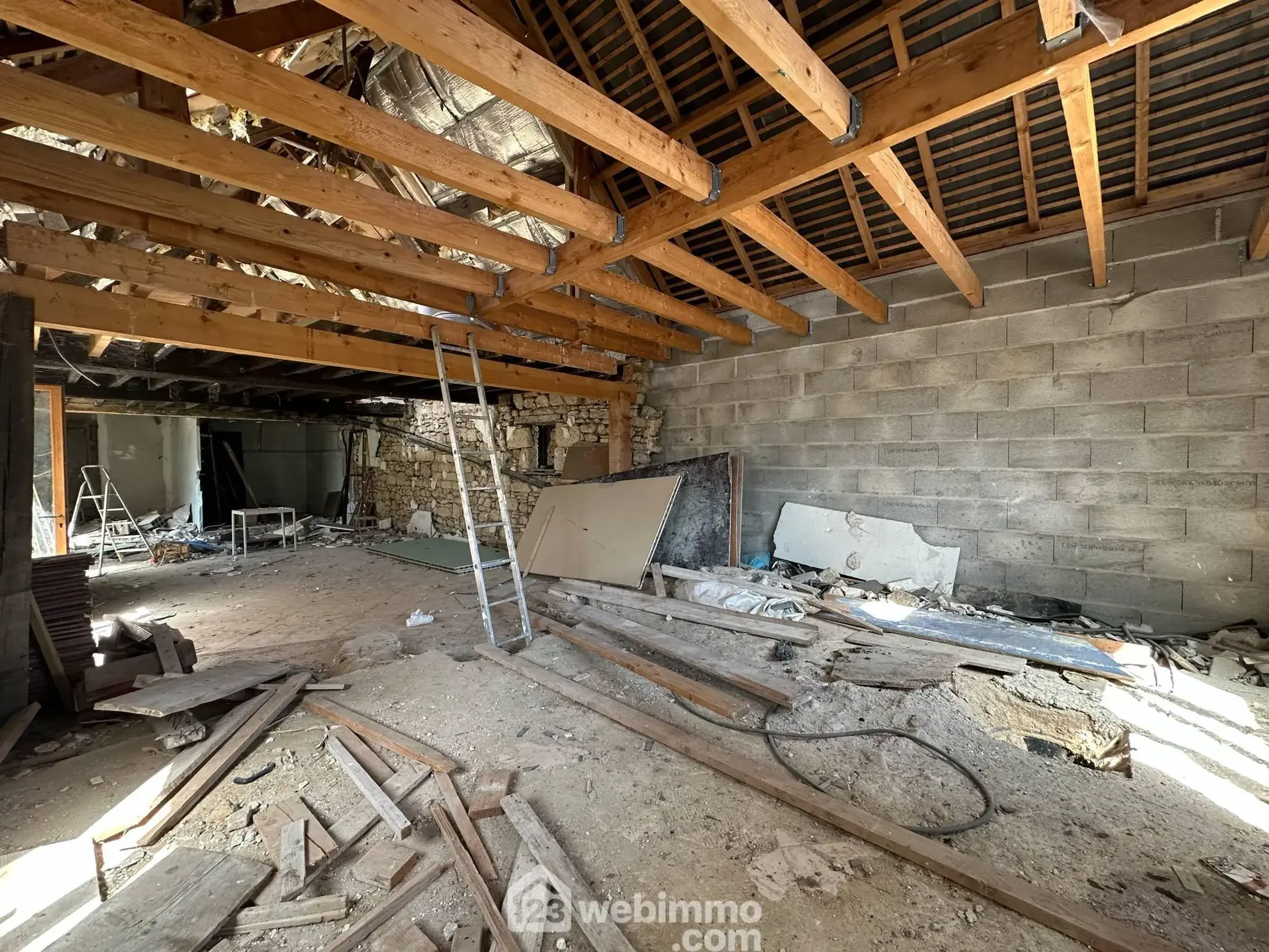Ensemble immobilier avec maison et granges à Chéret - Potentiel exceptionnel 
