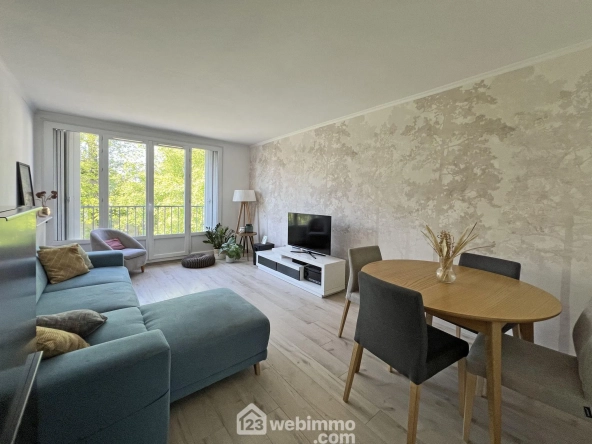 Agréable appartement traversant de 3 pièces avec parking à Boissy-Saint-Léger