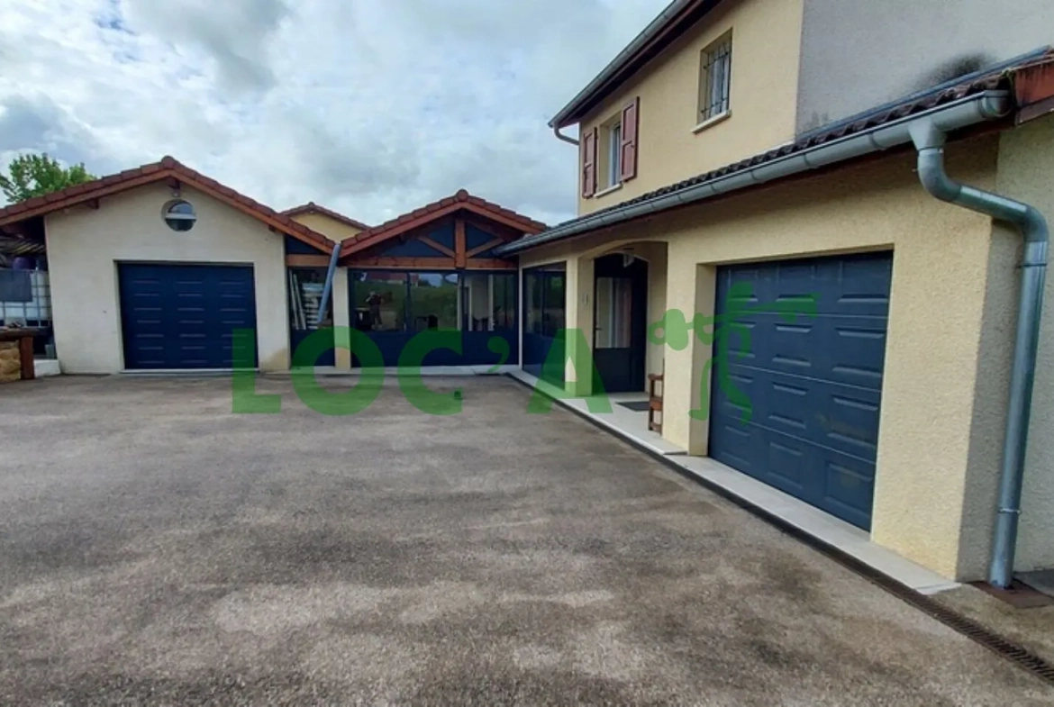Belle maison récente de plain-pied à Malafretaz - 92 m², jardin et garages 