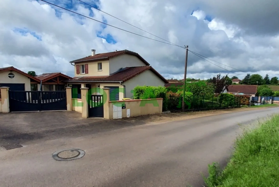 Belle maison récente de plain-pied à Malafretaz - 92 m², jardin et garages 