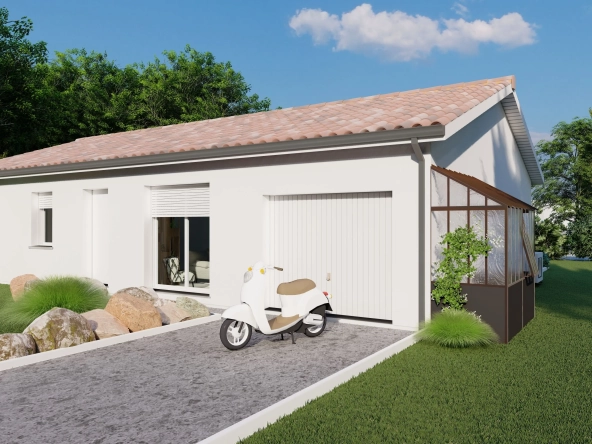 Maison neuve 3 chambres avec garage au Vigen - Livraison rapide