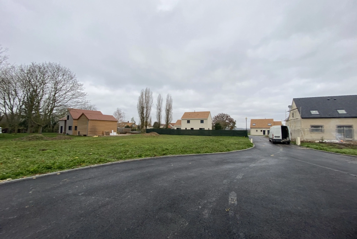 Terrains viabilisés à Houdan 78 pour maisons individuelles de 850 à 900 m² 