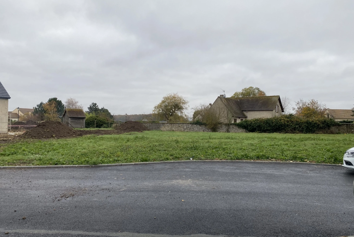 Terrains viabilisés à Houdan 78 pour maisons individuelles de 850 à 900 m² 