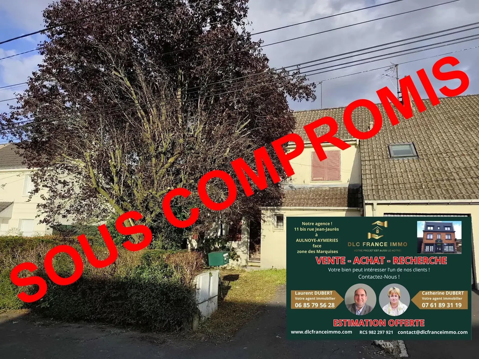 Maison à rénover avec potentiel à Aulnoye-Aymeries - 93 m², 3 chambres, jardin, garage 