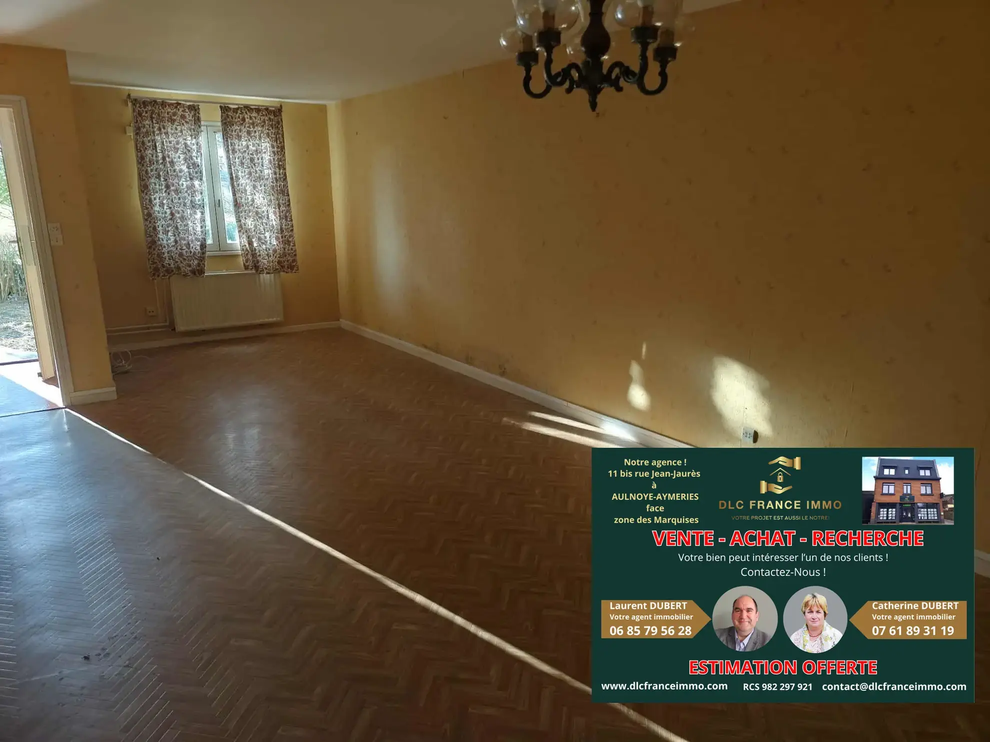 Maison à rénover avec potentiel à Aulnoye-Aymeries - 93 m², 3 chambres, jardin, garage 