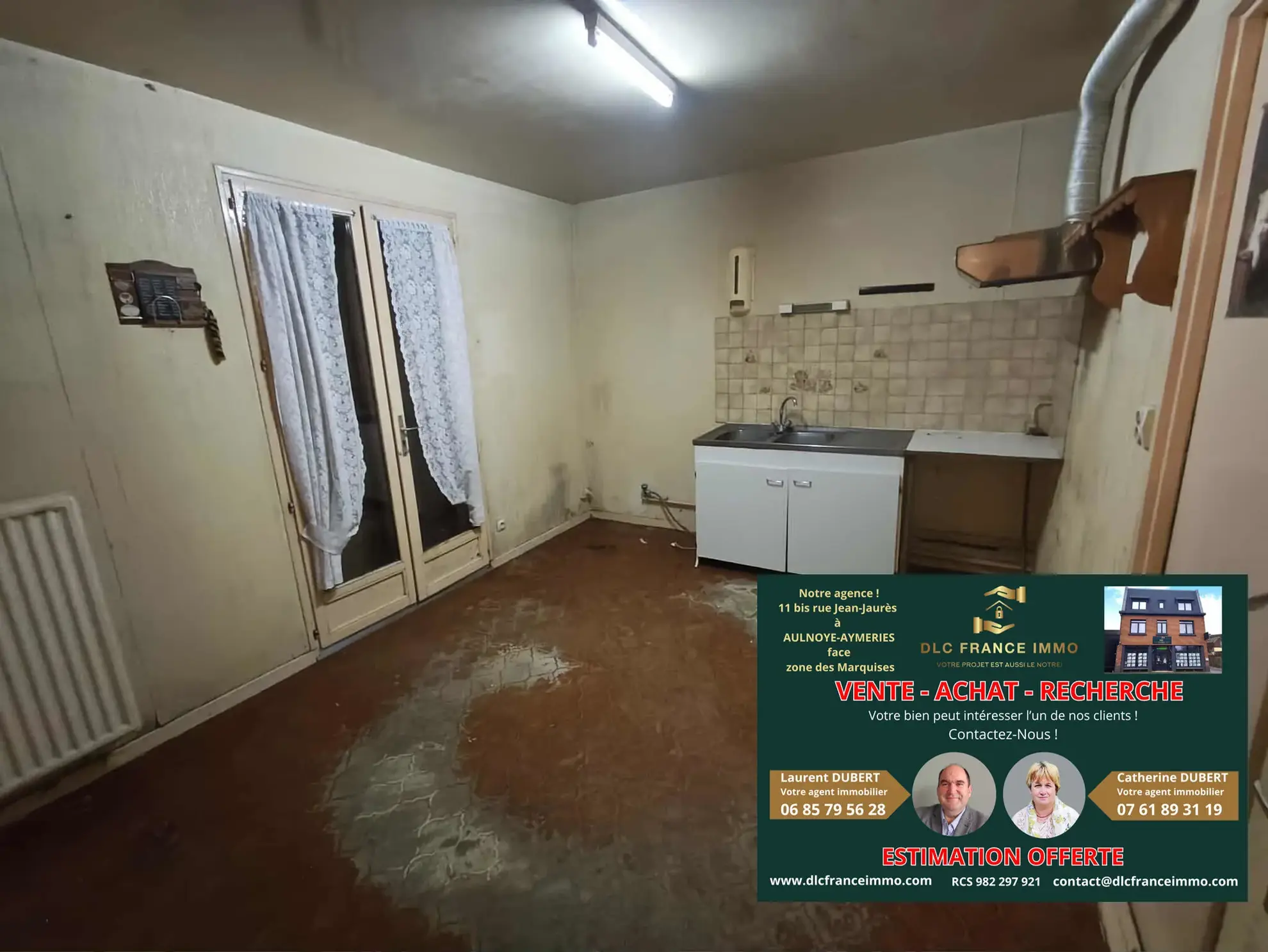 Maison à rénover avec potentiel à Aulnoye-Aymeries - 93 m², 3 chambres, jardin, garage 
