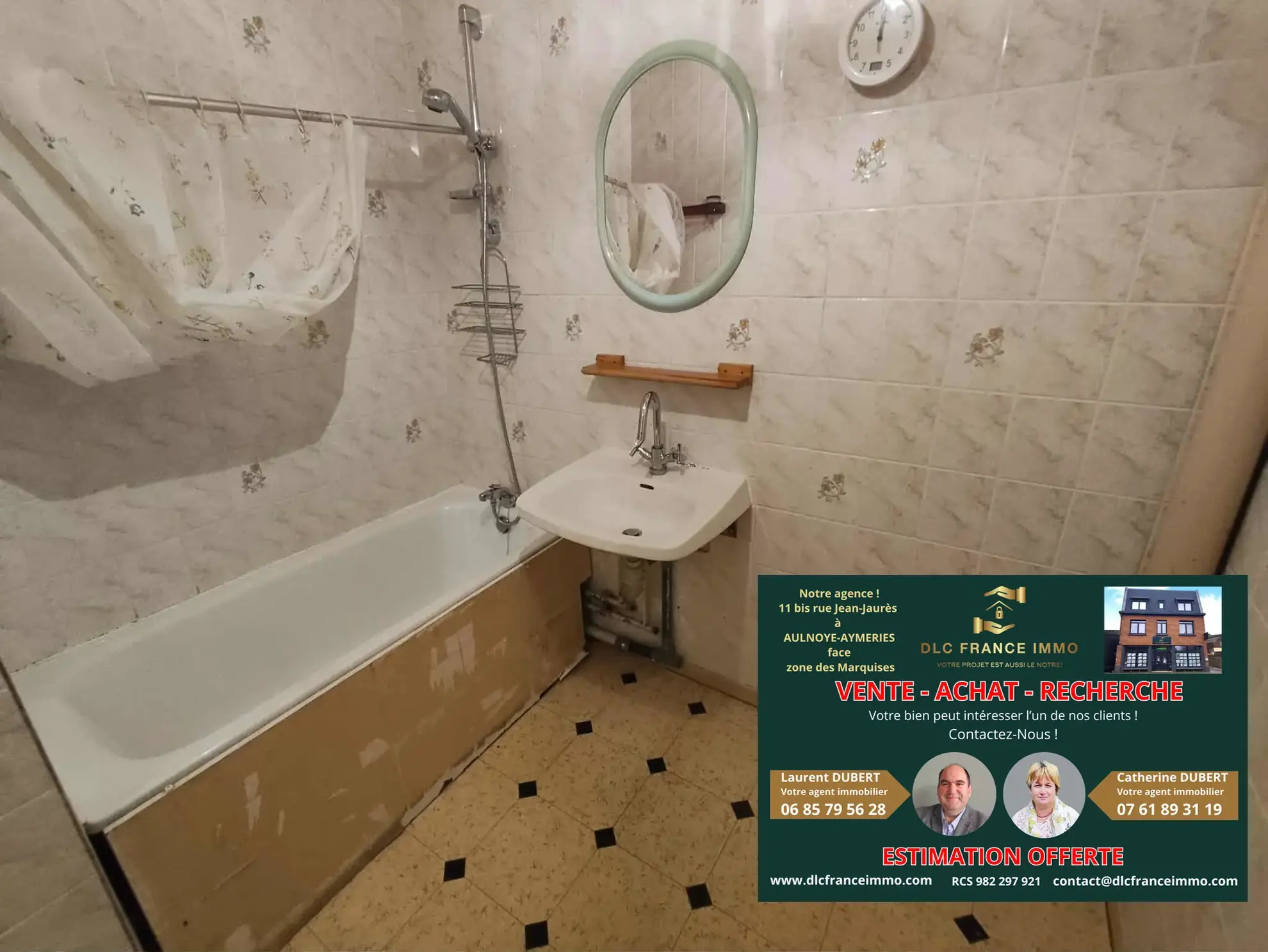 Maison à rénover avec potentiel à Aulnoye-Aymeries - 93 m², 3 chambres, jardin, garage 