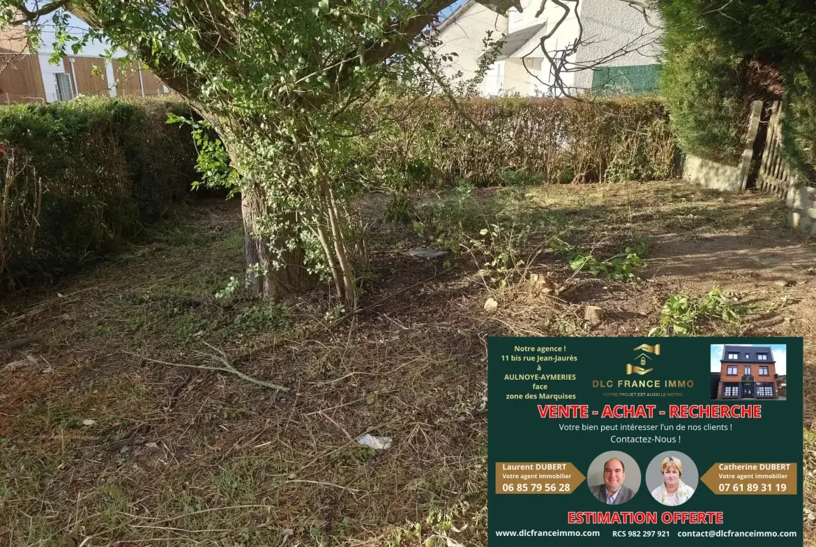 Maison à rénover avec potentiel à Aulnoye-Aymeries - 93 m², 3 chambres, jardin, garage 