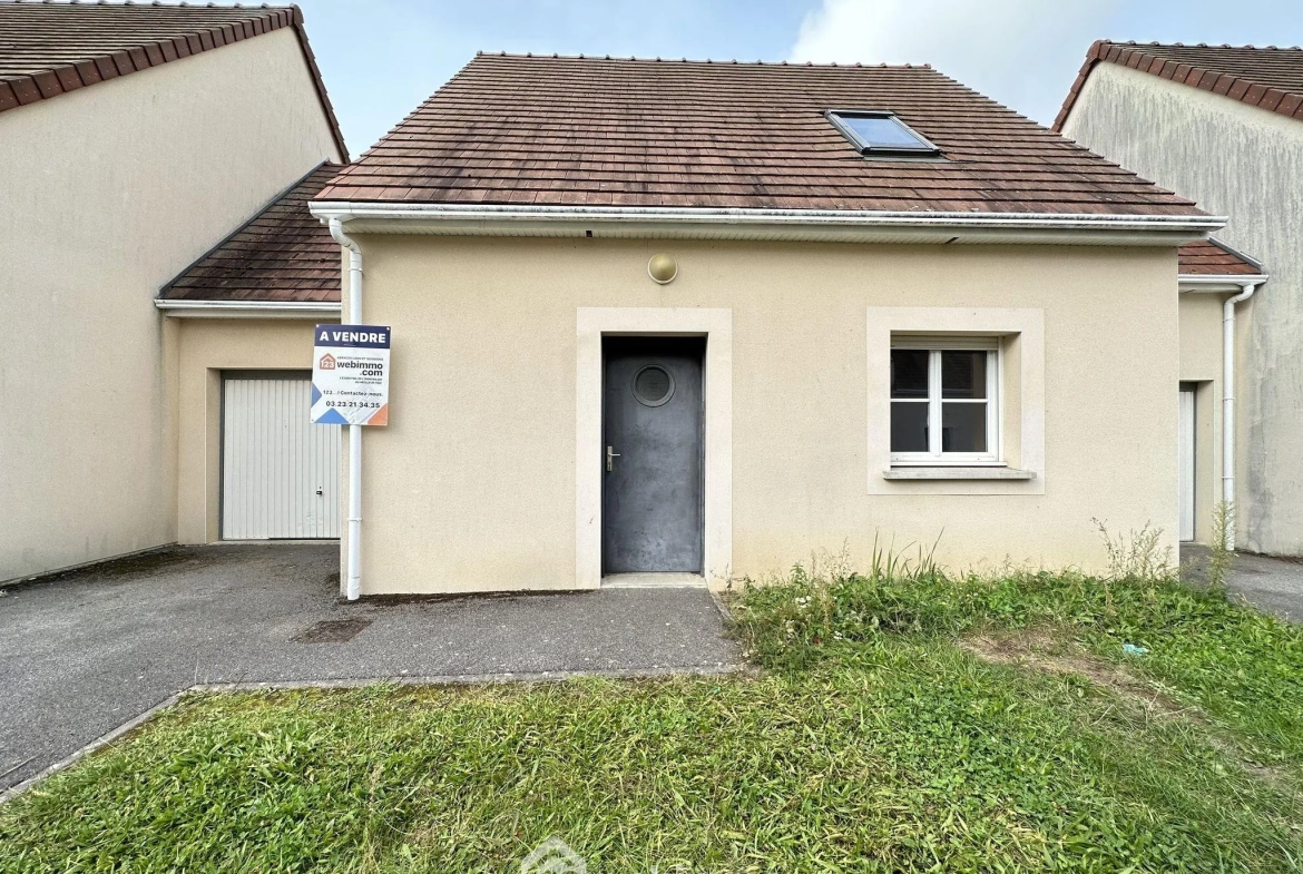 Charmante maison de 80 m² avec garage à Athies-sous-Laon 