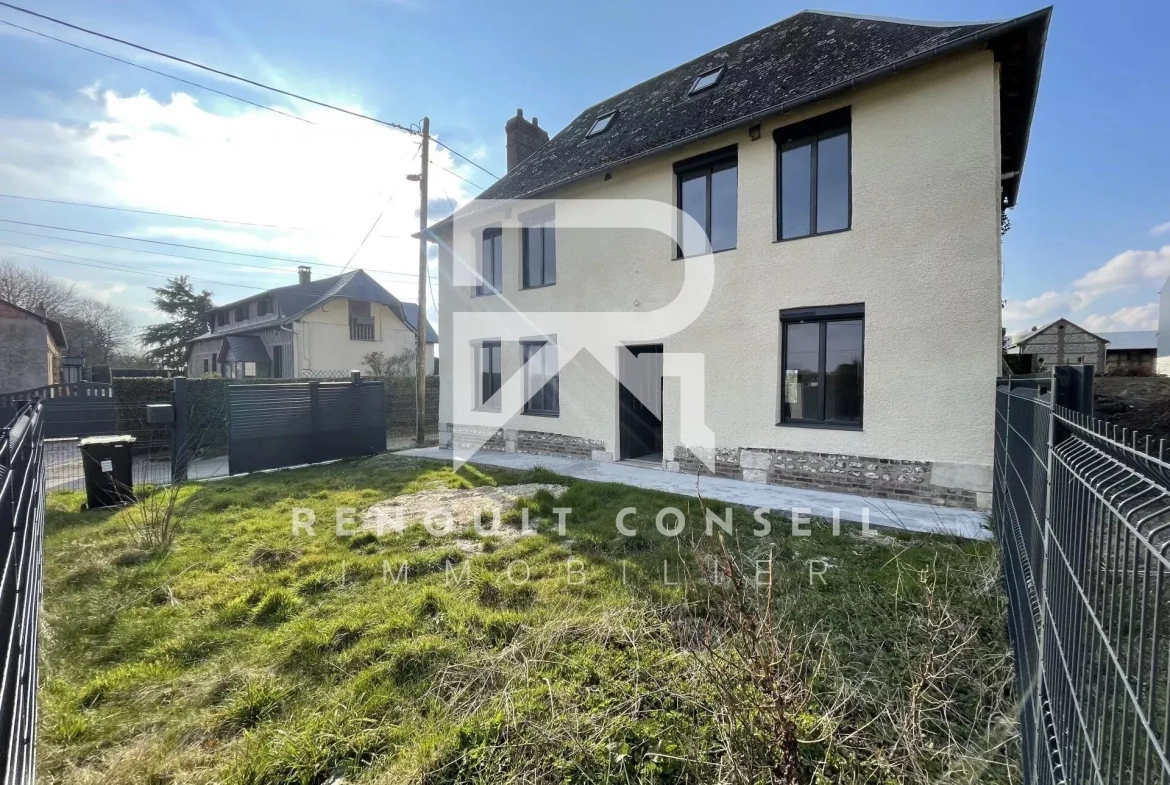 Maison de 103 m² à La Neuville Chant d’Oisel, 5 pièces, jardin clos, sans travaux 