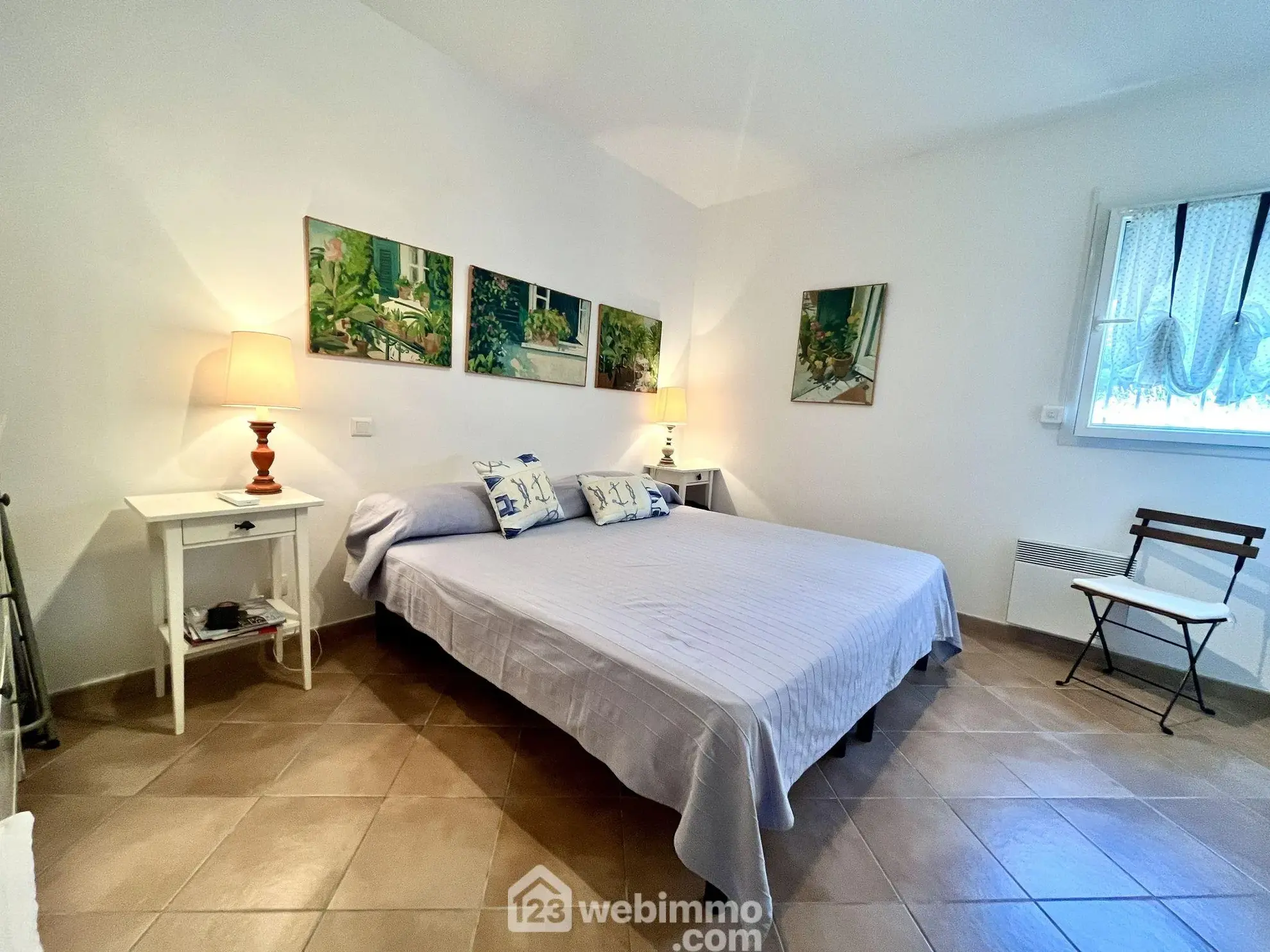 Appartement T2 de 43 m² avec jardin et vue sur la mer à Sant'Ambroggio 