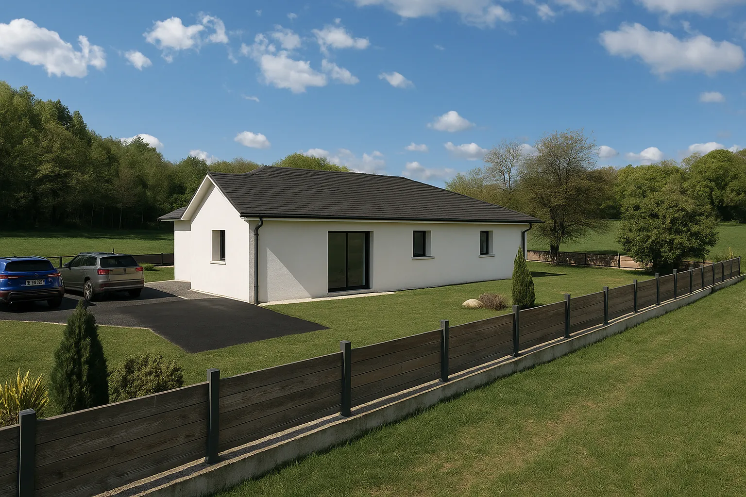 Maison neuve de 95 m² à Marcilloles avec jardin et 3 chambres 