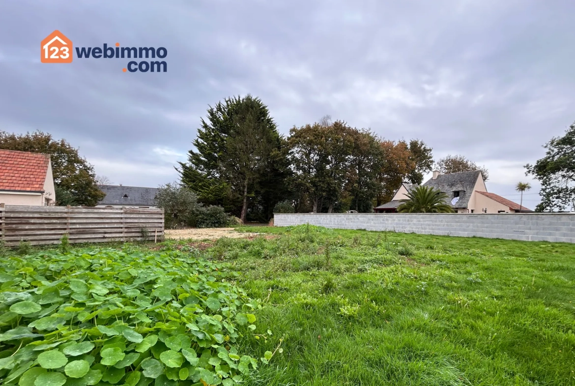 Terrain constructible de 573 m² à Ploubezre, environnement calme, proche Lannion 
