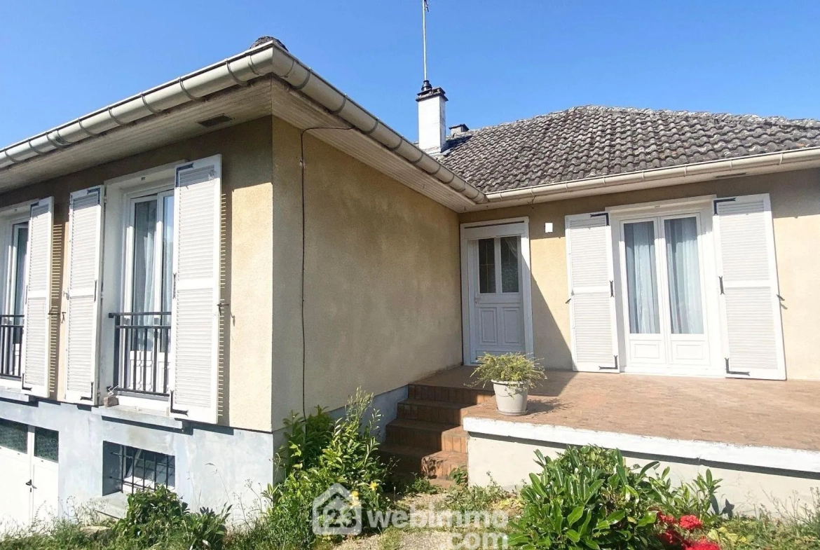 À vendre maison de plain-pied de 76 m² à Marle - Terrain de 767 m² 