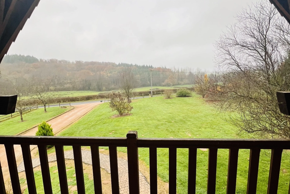 Superbe maison de campagne avec sous-sol et piscine à Saint-Agnan 