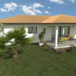 Maison neuve à Candresse avec terrasse et terrain de 748 m²