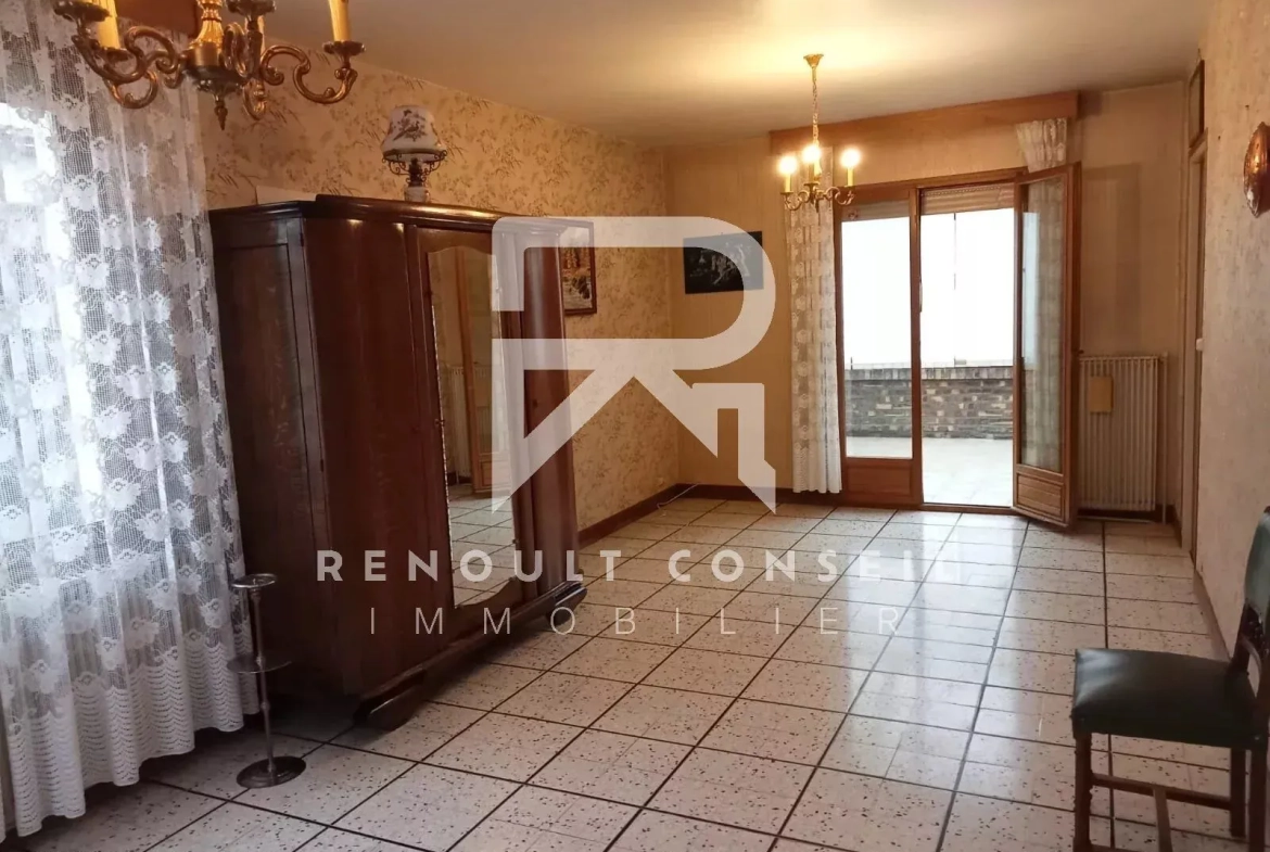 Charmante maison de ville de 115 m² à Caudebec-lès-Elbeuf avec jardin et garage 