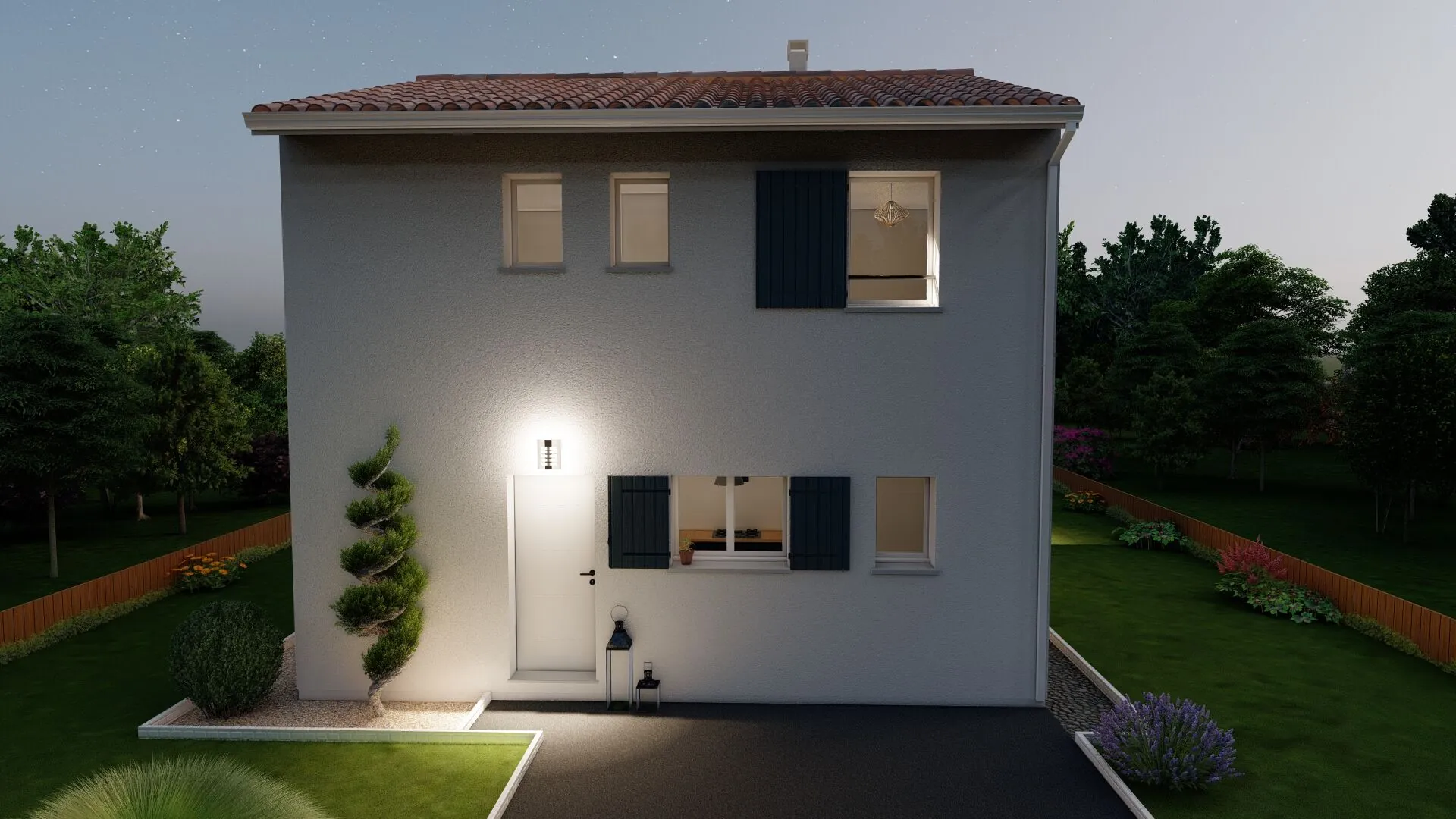 Maison à étage de 90 m² avec 3 chambres sur terrain de 6000 m² à Rilhac-Rancon 