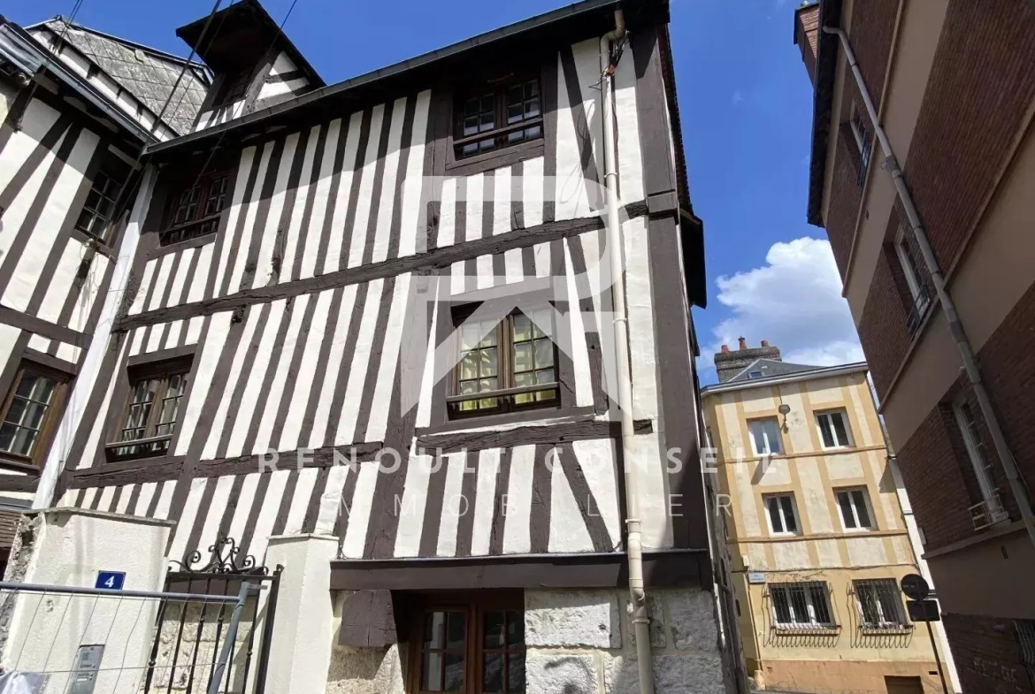 Appartement de 33 m² à vendre à Rouen Saint-Nicaise, idéal pour investisseur ou premier achat 