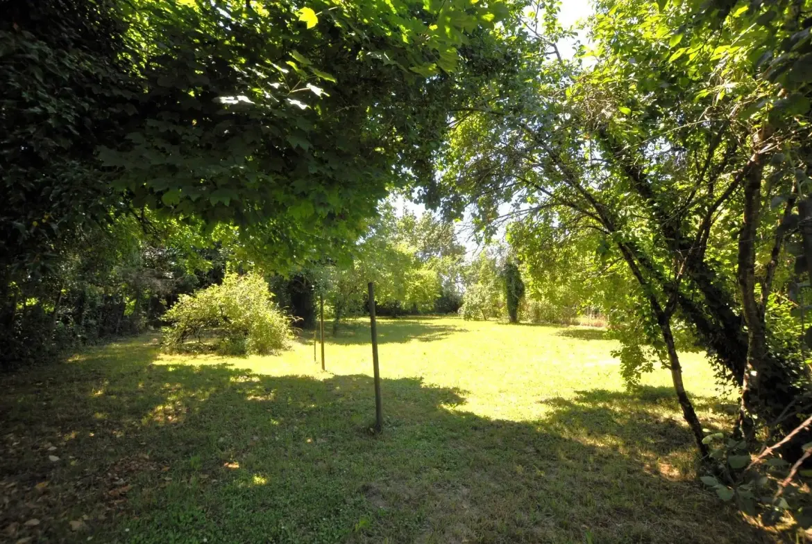 Maison girondine à Lestiac-sur-Garonne avec grand terrain et dépendance 