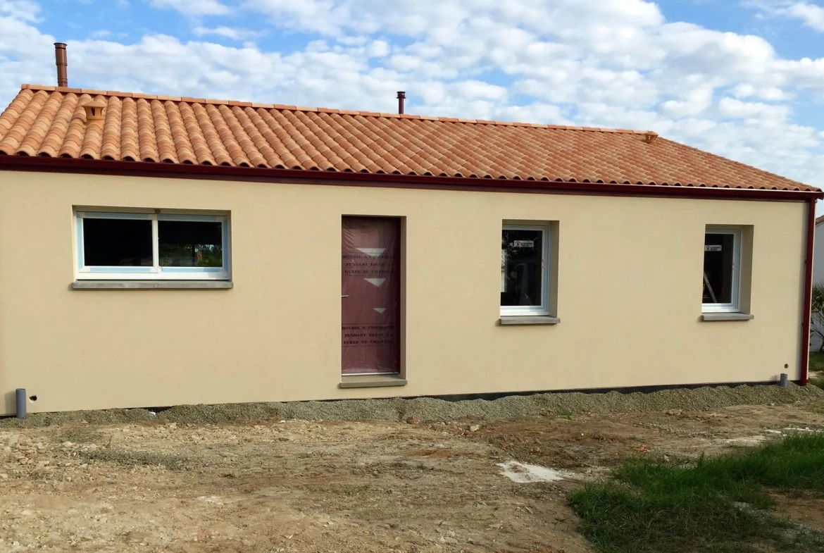 Maison neuve à Aulhat-Flat, 3 chambres, faible consommation, terrain de 450 m² 