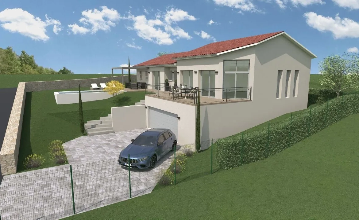 Construction neuve avec 3 chambres à Saint Just Malmont proches Saint-Étienne 