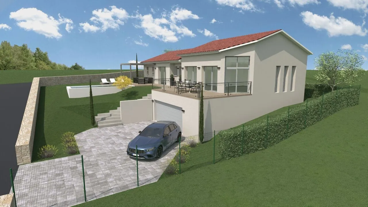 Construction neuve avec 3 chambres à Saint Just Malmont proches Saint-Étienne 