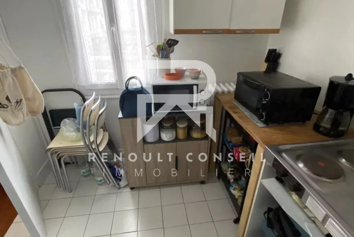 Charmant T2 loué de 44 m² avec parking à Rouen, idéal investissement 
