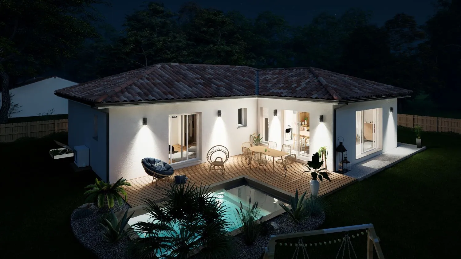 Maison neuve 3 chambres avec garage à Heugas - Construction personnalisée 