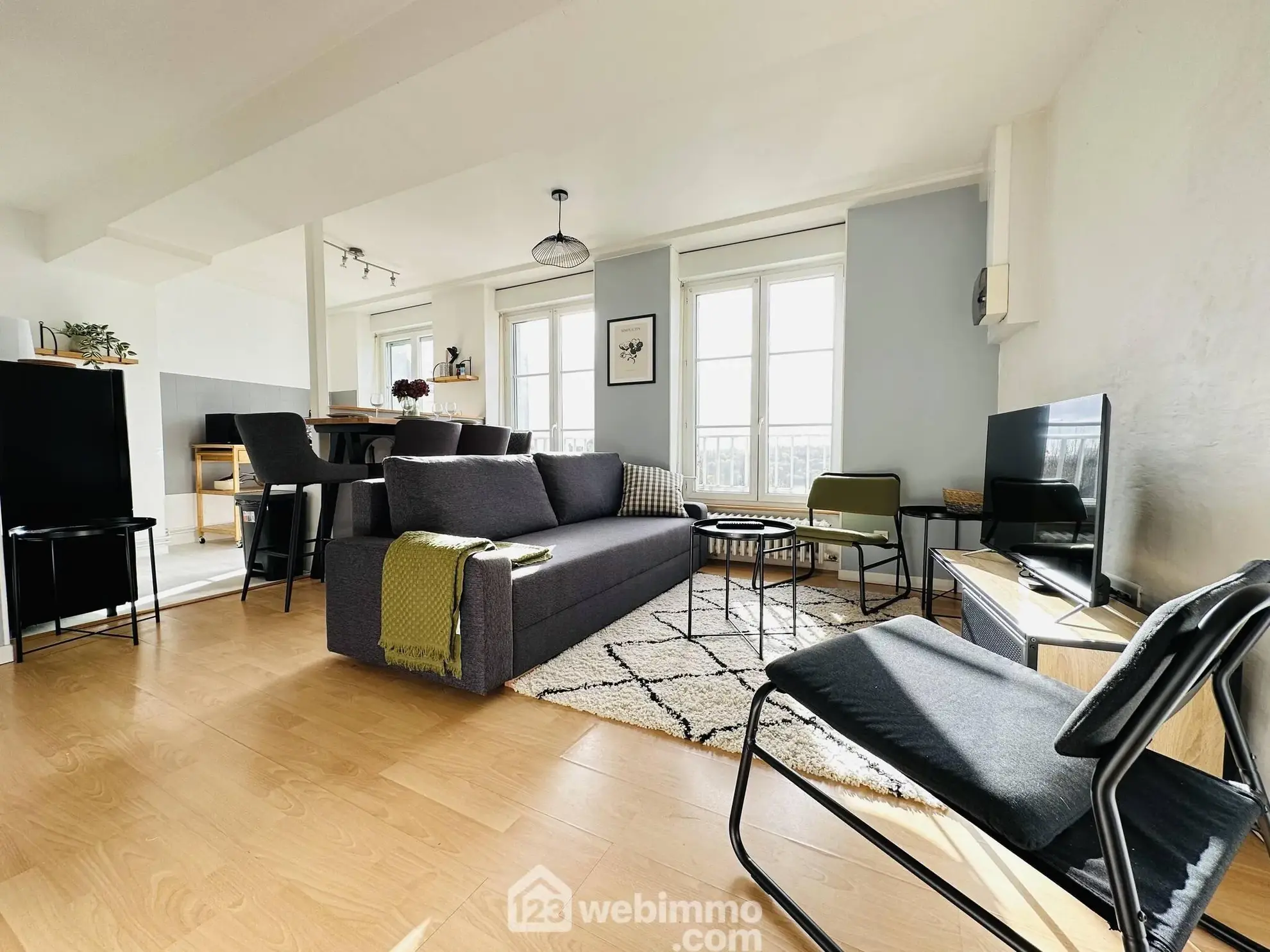 Bel appartement de 52m² avec vue à Laon, idéal pour votre confort 