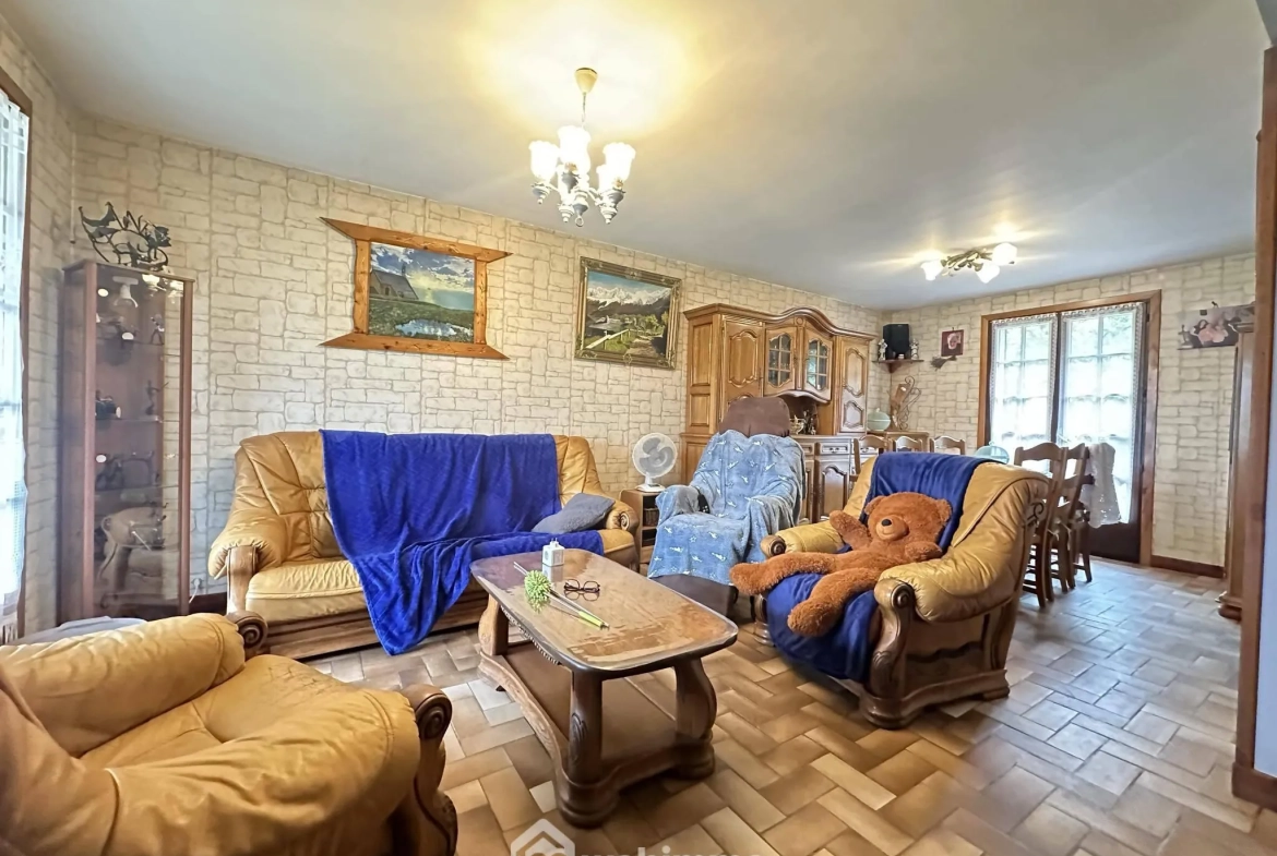 Belle maison de 126 m² à Liesse-Notre-Dame avec 5 chambres et grand terrain 