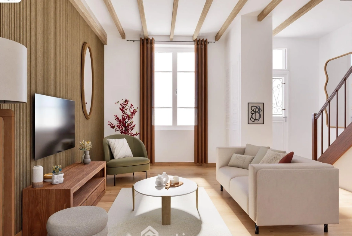 Magnifique maison de ville à Ingrandes-sur-Vienne avec grand terrain de 756 m² 
