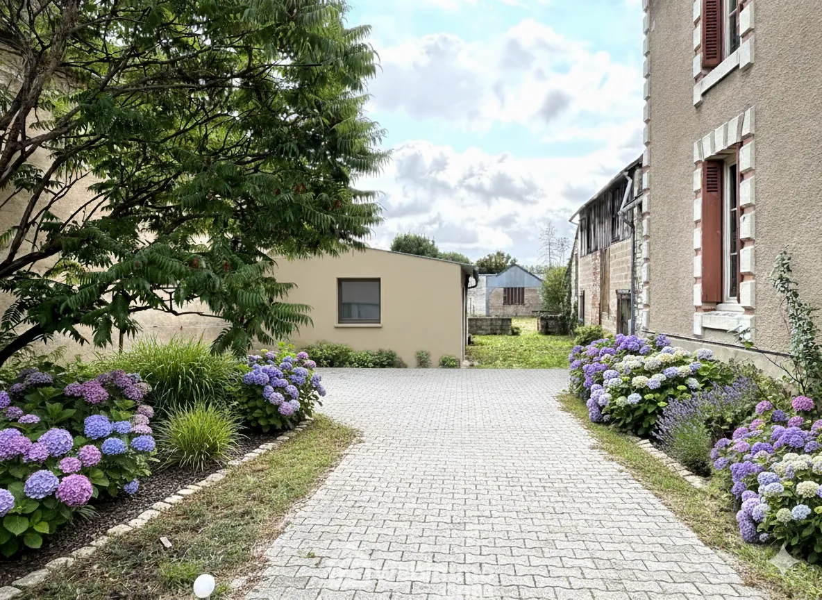 Magnifique maison de ville à Ingrandes-sur-Vienne avec grand terrain de 756 m² 