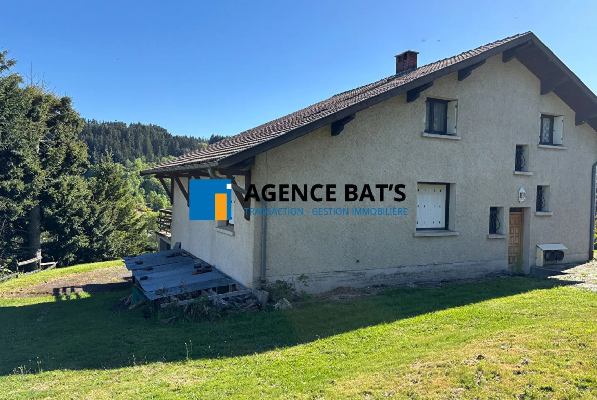 Maison spacieuse de 192 m² à Dunieres avec garage, atelier et vue agréable 