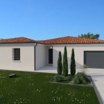 Maison neuve moderne de 118 m² avec 4 chambres à Iteuil