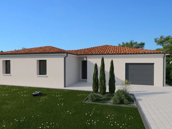 Maison neuve moderne de 118 m² avec 4 chambres à Iteuil
