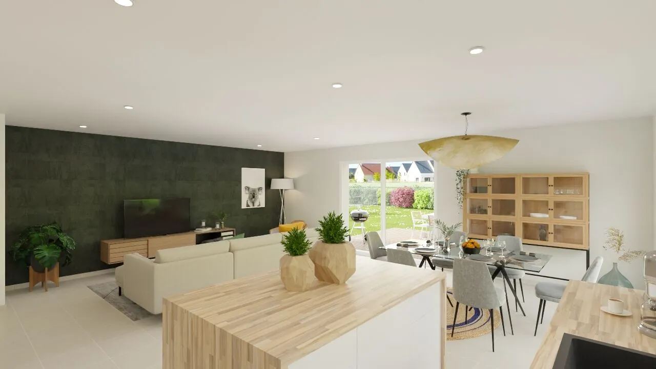Maison neuve moderne de 118 m² avec 4 chambres à Iteuil 