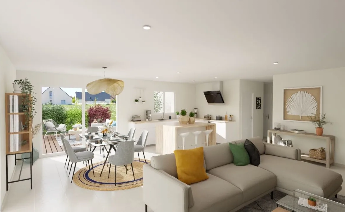 Maison neuve moderne de 118 m² avec 4 chambres à Iteuil 