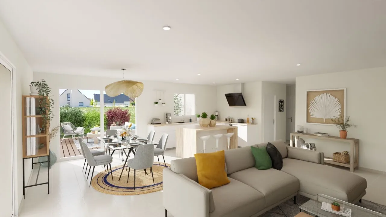 Maison neuve moderne de 118 m² avec 4 chambres à Iteuil 